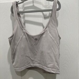 Lululemon Light Gray Sports Bra 4